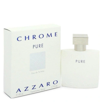 Shop Azzaro Chrome Pure By  Eau De Toilette Spray 1.7 oz