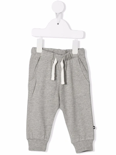 Molo Drawstring-waist Trousers In Grey