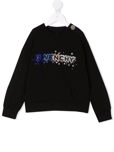 Shop Givenchy Stud-embellishment Long-sleeve Sweatshirt In Black