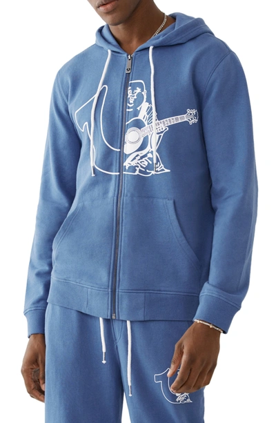 True religion top half zip hoodie