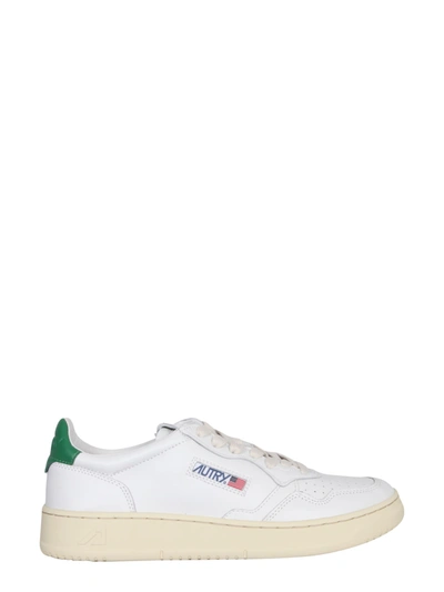 Shop Autry Leather Sneakers In Verde