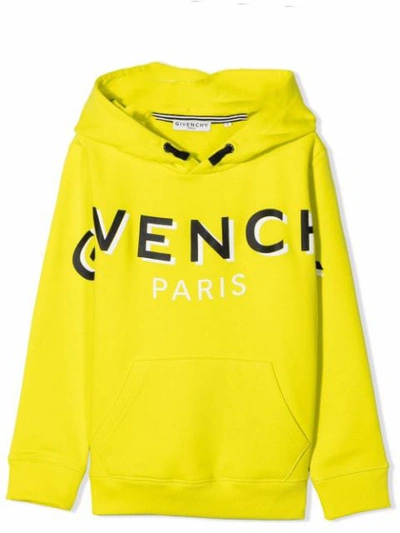 Shop Givenchy Hooded Sweatshirt With Print In Anice