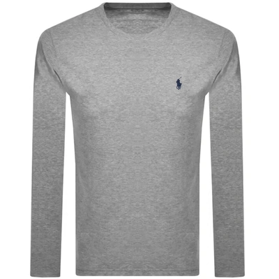 Shop Ralph Lauren Long Sleeved T Shirt Grey