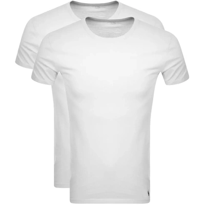 Shop Ralph Lauren 2 Pack Crew Neck T Shirts White