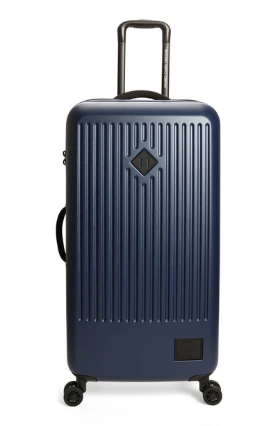 Shop Herschel Supply Co Trade 34-inch Large Wheeled Packing Case In Navy
