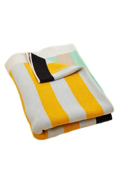 Shop Dusen Dusen Stripe Throw Blanket In Multi Color Stripe