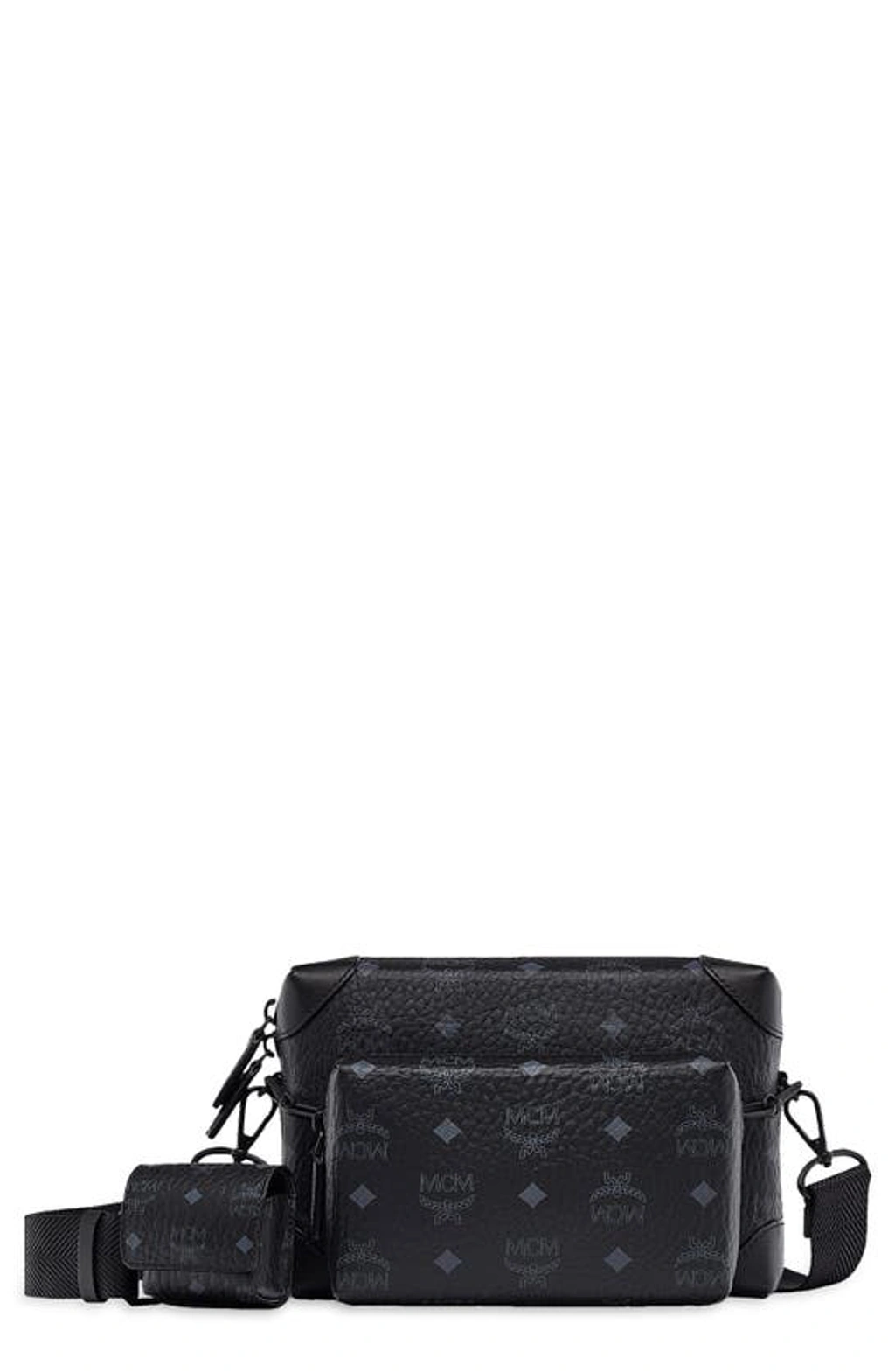 Mcm black crossbody bag outlet
