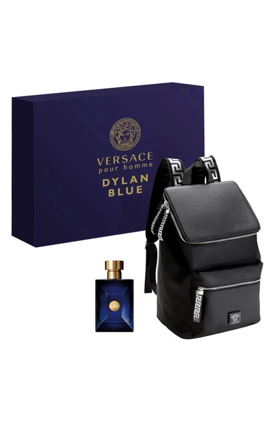 Shop Versace Dylan Blue Eau De Toilette & Backpack Set