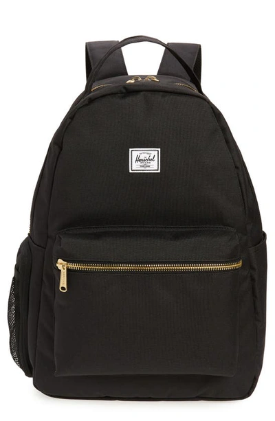 Shop Herschel Supply Co Nova Sprout Diaper Backpack In Black