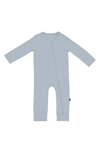 Kyte Baby Zip-up Romper In Fog