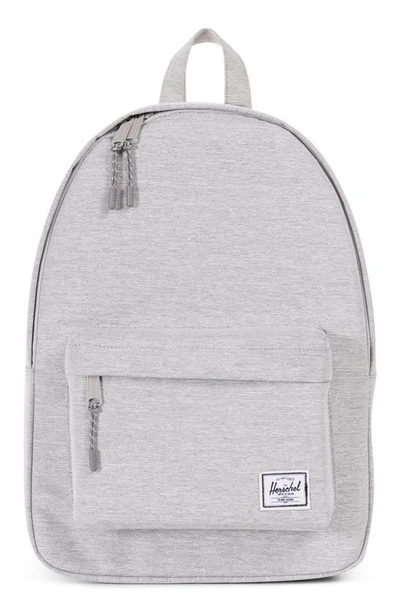 Shop Herschel Supply Co Classic Mid Volume Backpack In Light Grey Crosshatch