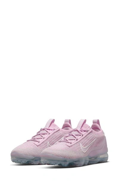 Shop Nike Air Vapormax 2021 Fk Sneaker In Arctic Pink/ Lilac/ White