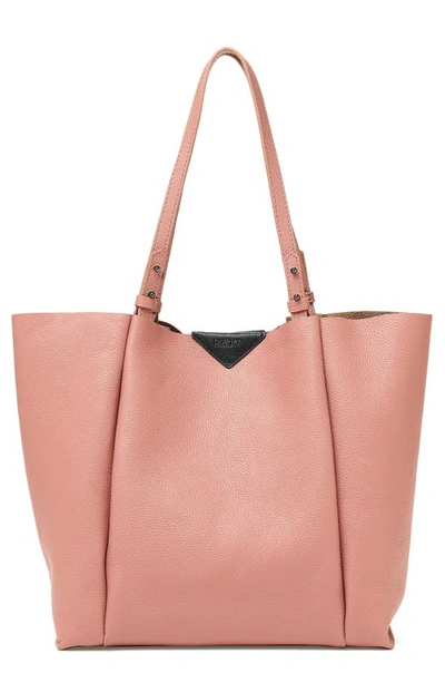 Shop Botkier Allen Pebbled Leather Tote In Rose