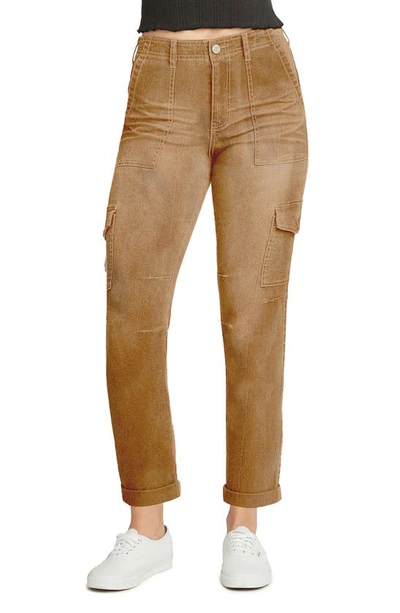 Dickies Factory Roll Cuff Stretch Cotton Utility Pants In Brown Duck |  ModeSens