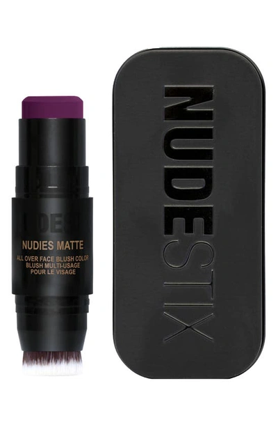 Shop Nudestix Nudies Matte Blush & Bronzer In Moodie Blu