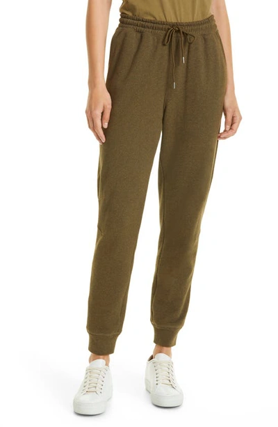 Shop Atm Anthony Thomas Melillo Mélange French Terry Joggers In Olive Heather