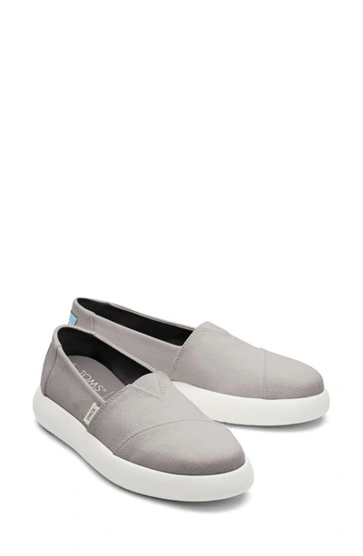 Shop Toms Alpargata Mallow Slip-on Sneaker In Grey