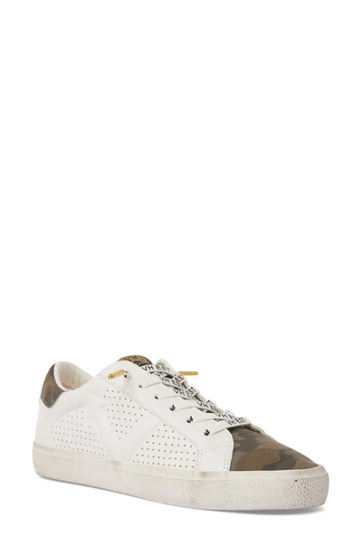 Vintage Havana Kiki Sneaker In White Camo Multi