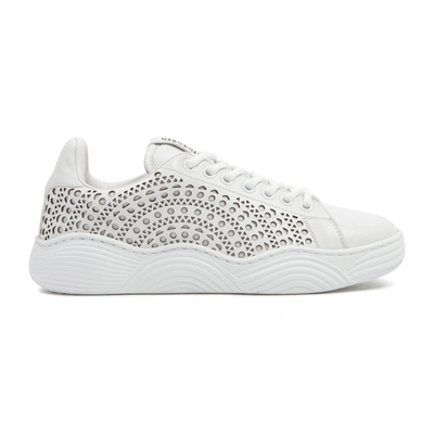 Shop Alaïa Alaia  Basket New Vienne Sneakers Shoes In White