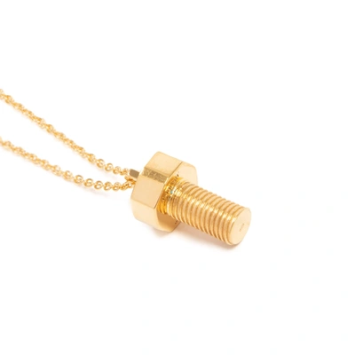 Shop Ambush Bolt Charm Necklace Jewellery In Metallic