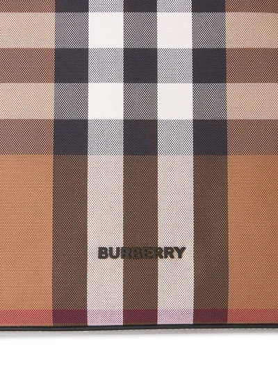 Shop Burberry Check-print Tote Bag In Mixed Colours