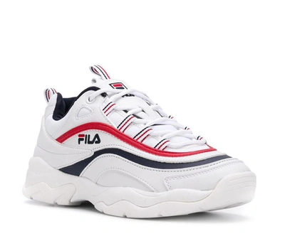 Shop Fila Ray Low Wmn White Sneakers