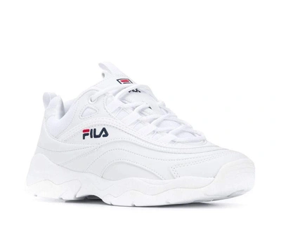 Shop Fila Ray Low Wmn Sneakers In White