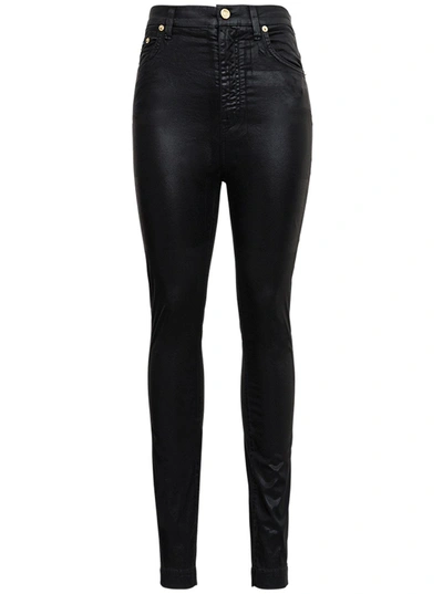 Shop Dolce & Gabbana Logo Plaque Skinny Jeans In Black