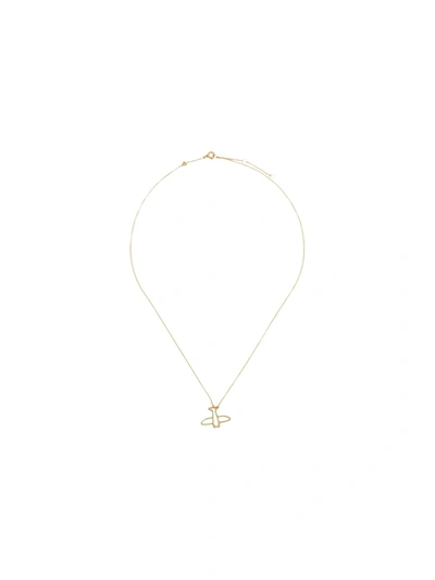 Shop Aliita Avion Necklace In Gold