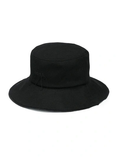 Shop Ader Error Tonal Logo Bucket Hat In Black