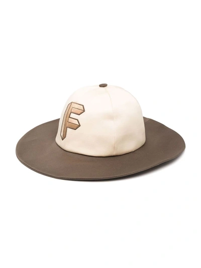 Shop Formy Studio Logo-patch Sun Hat In 白色