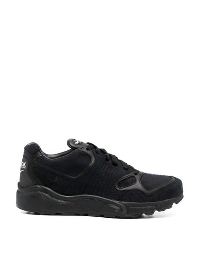 Shop Black Comme Des Garçons X Nike Low-top Sneakers In Black