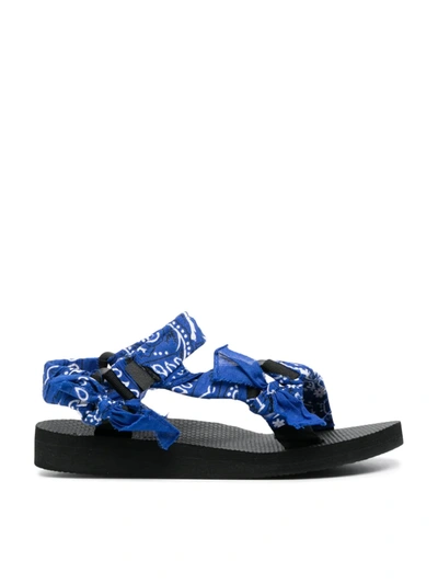Shop Arizona Love Paisley Open-toe Sandals In Blue
