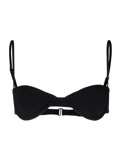 Shop Anemos Underwire Cup Bikini Bra In Black