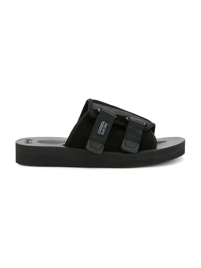 Shop Suicoke Kaw-cab Slides In Black