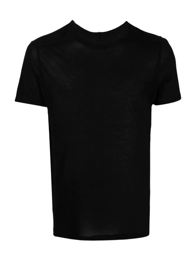 Shop Rick Owens Panelled Short-sleeved T-shirt In Black