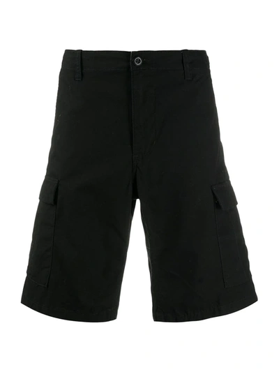 Shop Carhartt Knee-length Bermuda Shorts In Black