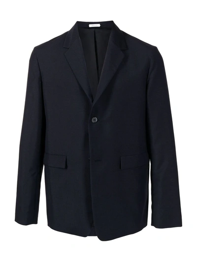 Shop Jil Sander Sofia Single-breasted Blazer In Blue