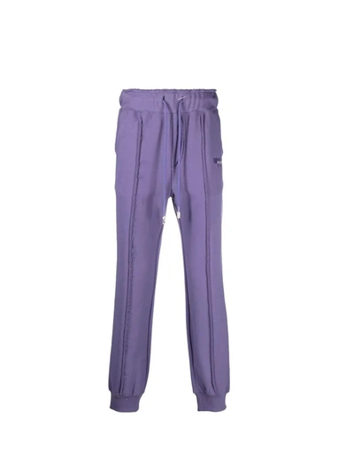 Shop Ader Error Duct Tape Track Pants In Purple