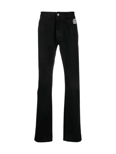 Shop Raf Simons Slim-fit Denim Jeans In Black
