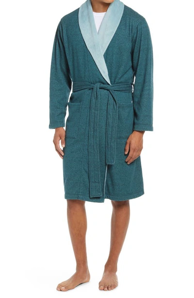 Shop Ugg (r) Robinson Robe In Scuba Blue Heather