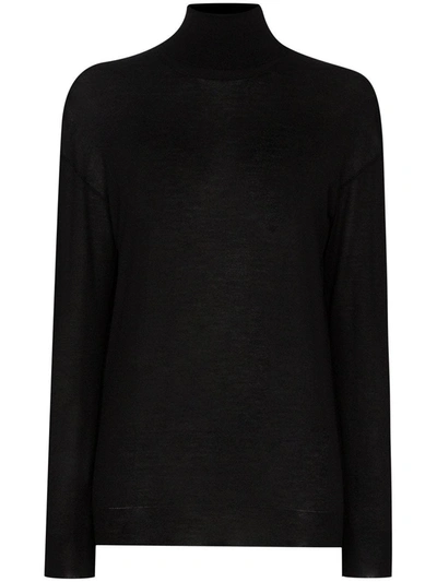 Shop Tom Ford Black Turtleneck Sweater In Nero