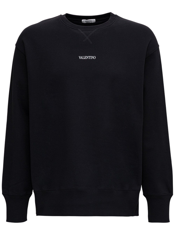 Valentino Black Printed Sweatshirt