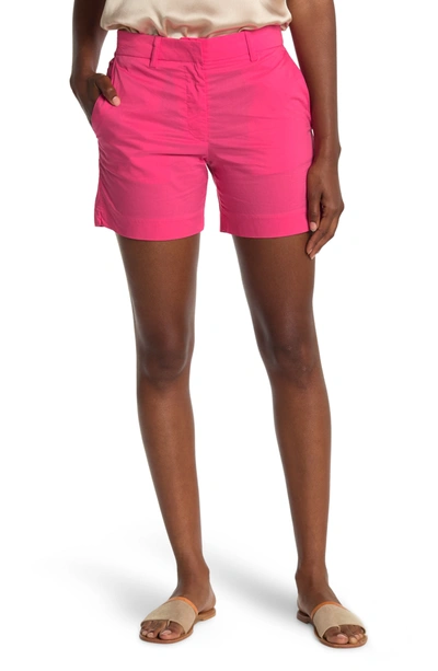 Shop French Connection Agazia Shorts In Raspberry Sorbet