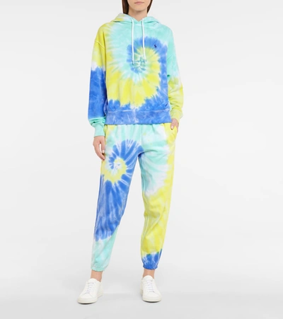 Shop Polo Ralph Lauren Tie-dye Cotton Sweatpants In Multicoloured