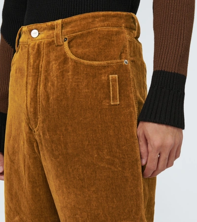 Shop Jacquemus Le Pantalon Velours Corduroy Pants In Brown