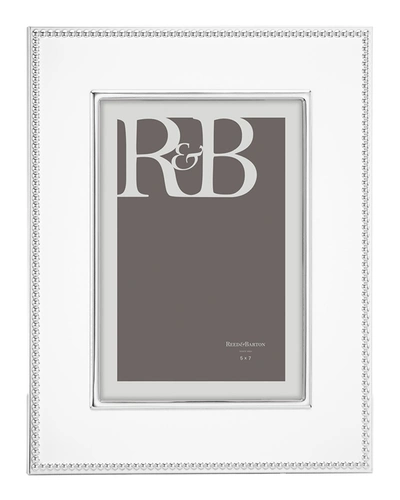 Shop Reed & Barton Lyndon Silverplate Photo Frame, 5" X 7" In Slvr Plate