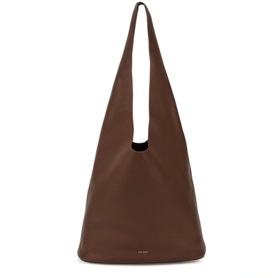 Shop The Row Bindle Three Brown Leather Shoulder Bag