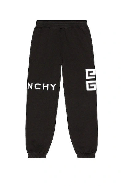 Shop Givenchy Logo Sweatpant In Black