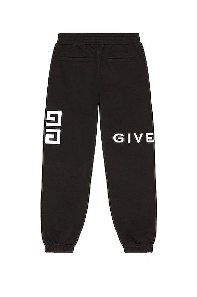 Shop Givenchy Logo Sweatpant In Black